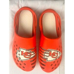 KC Chiefs FOCO Clogs Red NFL Slip On Sandals Men XL 13-14 Crocs Style